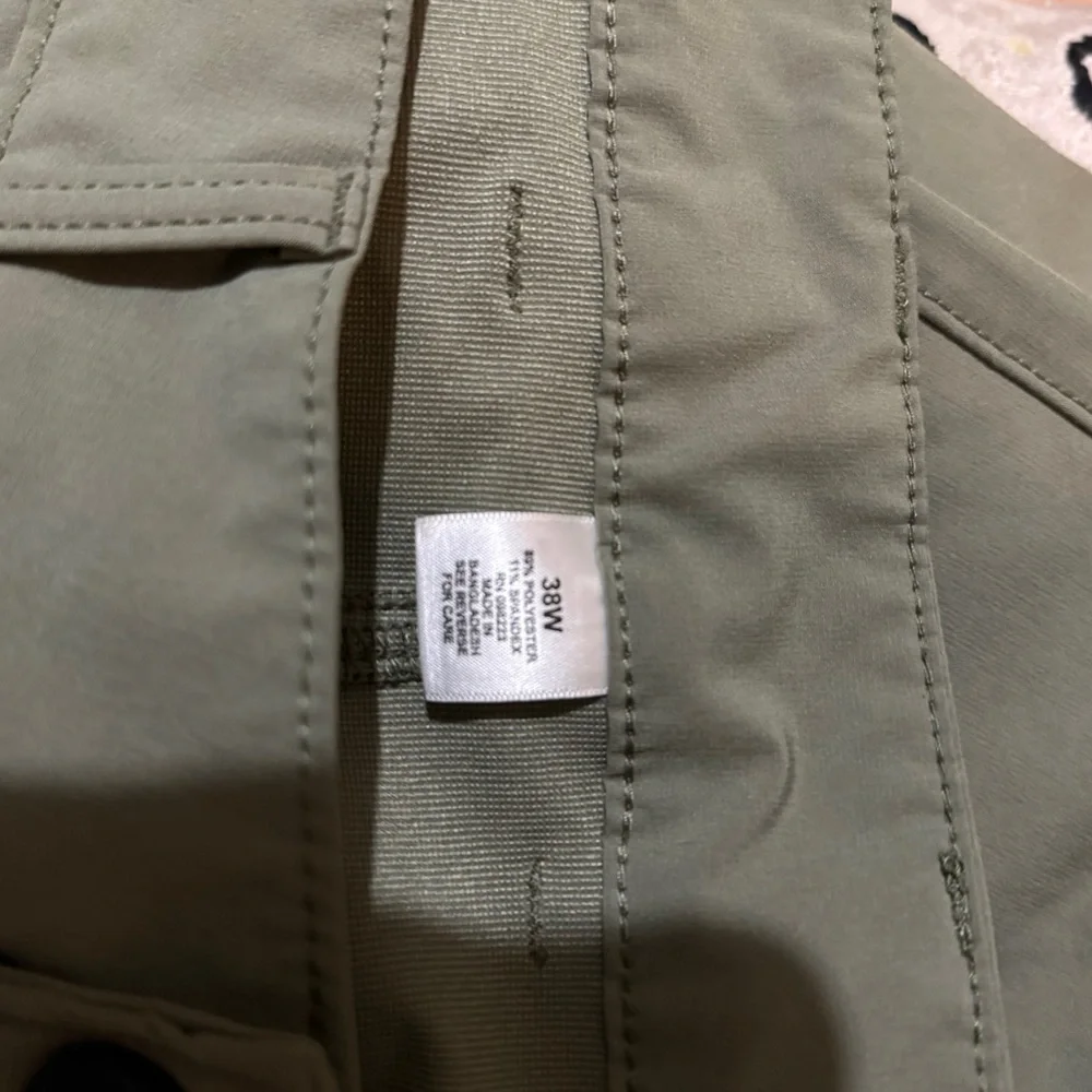 Olive Green Casual Pants - Picture 3 of 5